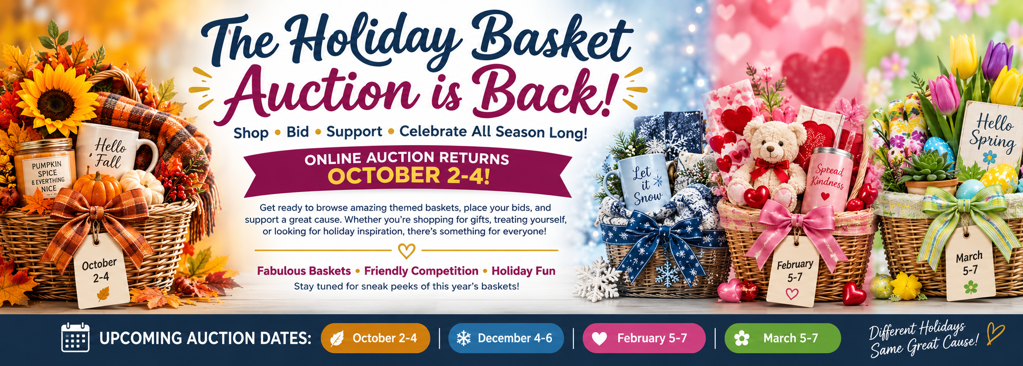 The Holiday Basket Auction Is Back