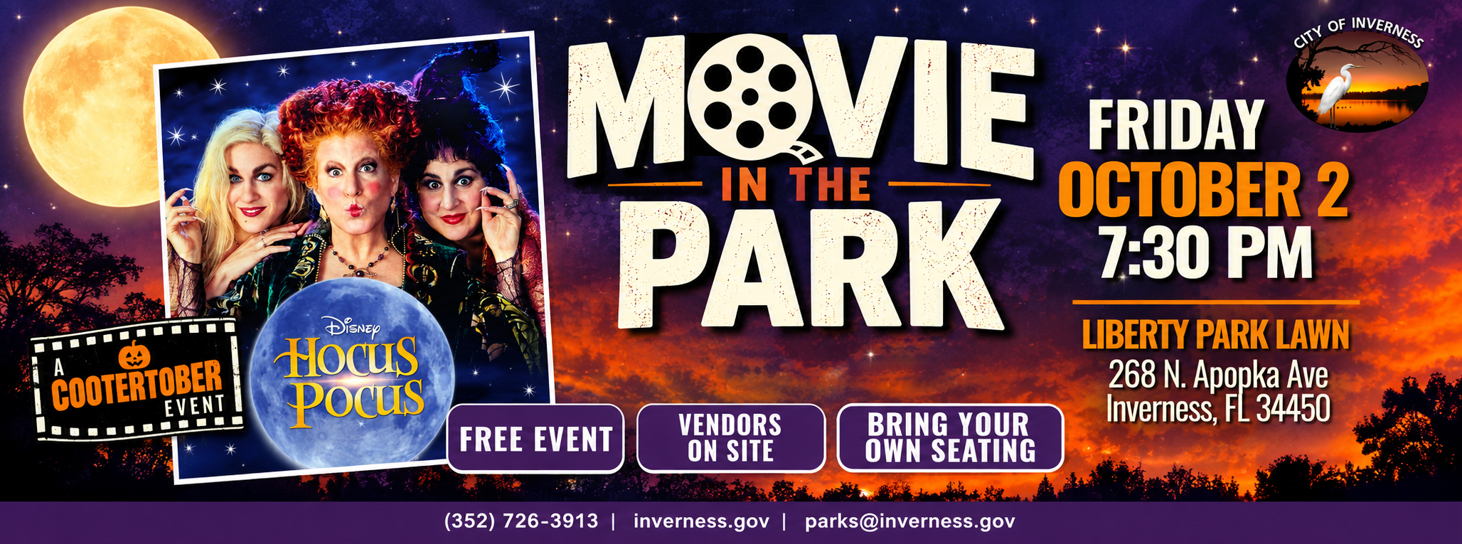 Hocus Pocus Movie Night at Liberty Park